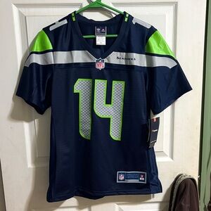 Fanatics Navy and Green Jersey with Number 14
